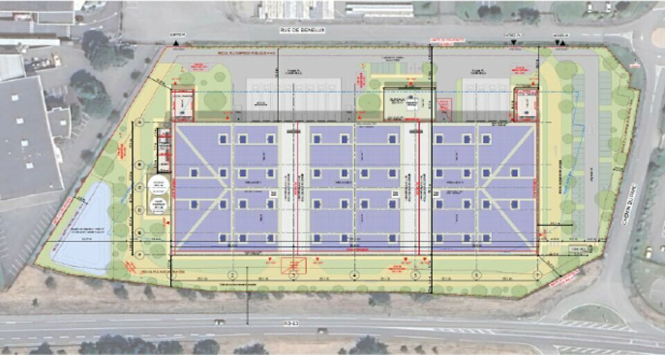 1 Rue Du Bénélux, Lespinasse for lease - Site Plan - Image 2 of 2