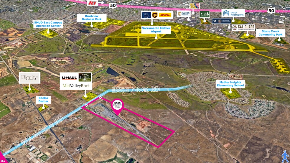 5305 Excelsior Rd, Sacramento, CA à louer - Photo du bâtiment - Image 3 de 11