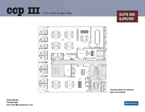 3131 S Vaughn Way, Aurora, CO for lease Floor Plan- Image 2 of 2