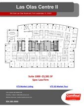 350 E Las Olas Blvd, Fort Lauderdale, FL for lease Floor Plan- Image 2 of 2