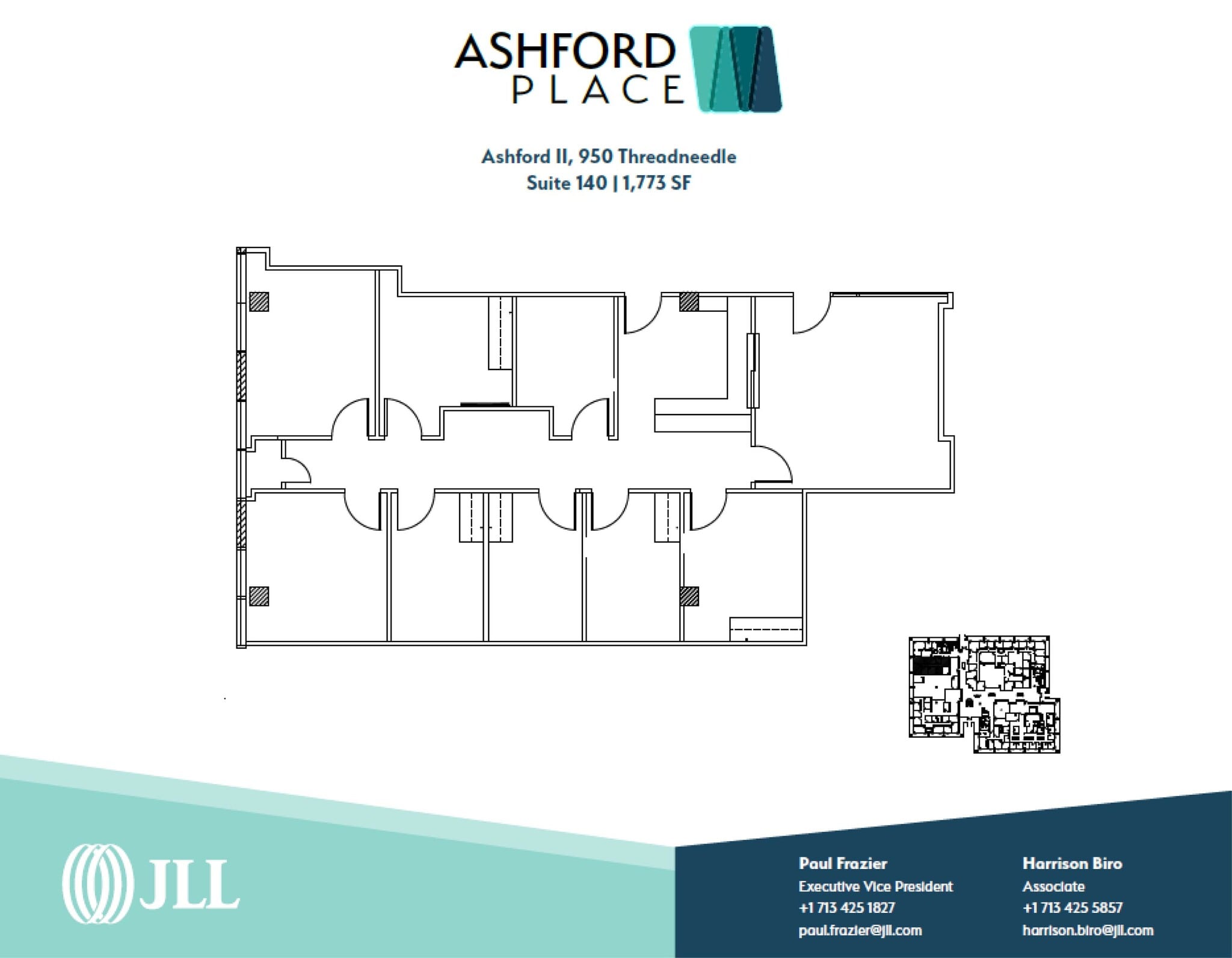 950 Threadneedle St, Houston, TX à louer Plan d’étage- Image 1 de 1