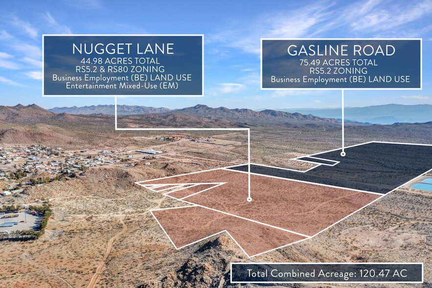 S Nugget Lane & S Gasline Road, Searchlight, NV à vendre - Photo du bâtiment - Image 2 de 6