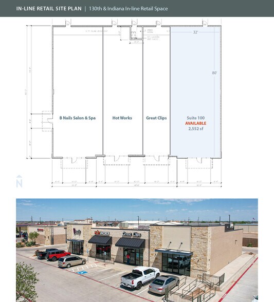 12811-12813 Indiana Ave, Lubbock, TX à louer - Plan de site - Image 3 de 6