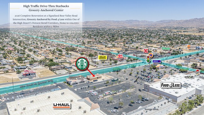 Plus de détails pour 20781 Bear Valley Rd, Apple Valley, CA - Commerce de détail à vendre