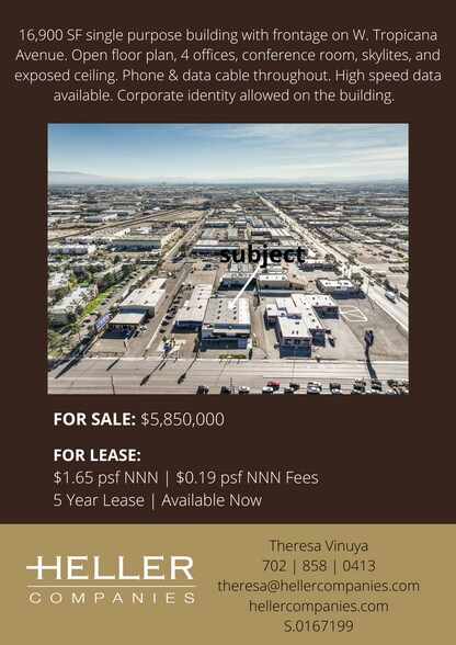 4325 W Tropicana Ave, Las Vegas, NV à louer - Photo du bâtiment - Image 3 de 4