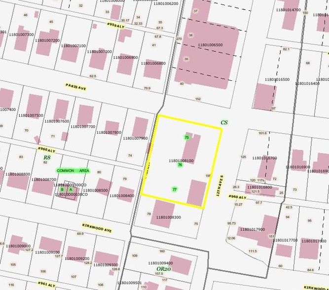 1205 Paris Ave, Nashville, TN for sale - Plat Map - Image 3 of 8