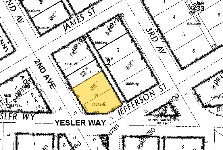 506 2nd Ave, Seattle, WA à louer - Plan cadastral - Image 2 de 17