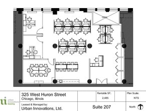 325 W Huron St, Chicago, IL for lease Floor Plan- Image 1 of 7