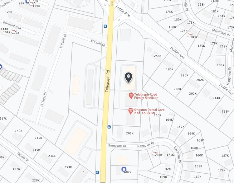 4412-4430 Telegraph Rd, Saint Louis, MO à louer - Plan cadastral - Image 2 de 6