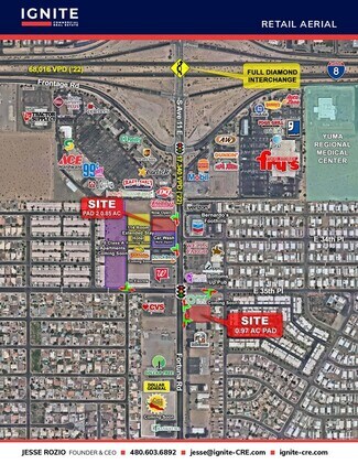 Plus de détails pour 00 Fortuna Rd, Yuma, AZ - Terrain à louer