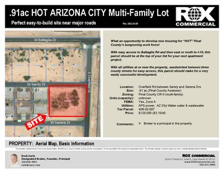 Plus de détails pour 8100 W Serena Dr, Arizona City, AZ - Terrain à vendre
