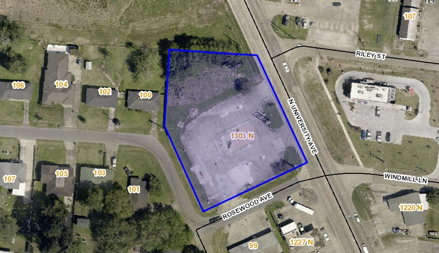 1303 N University Ave, Lafayette, LA à vendre - Aérien - Image 3 de 3