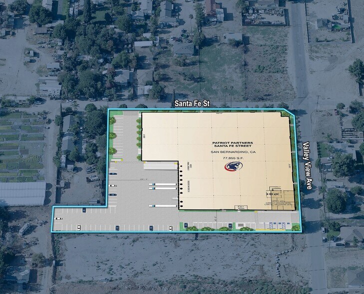 575 E Santa Fe St, San Bernardino, CA à vendre - Plan de site - Image 2 de 4