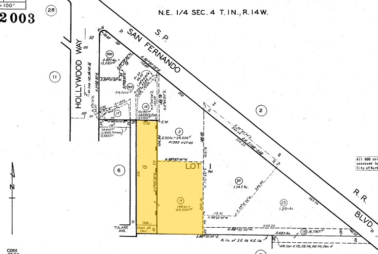 2950 N Hollywood Way, Burbank, CA à louer - Plan cadastral - Image 2 de 10