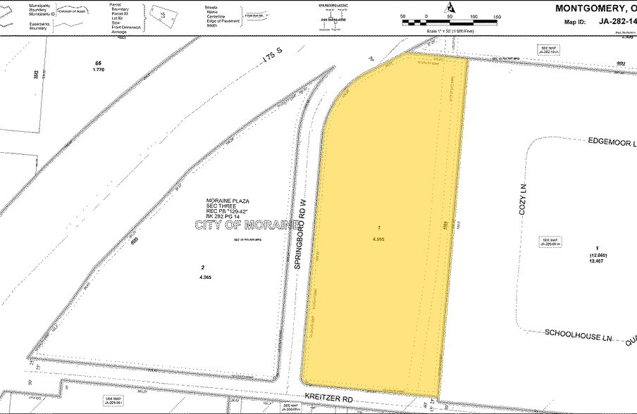 2003-2027 Springboro W, Moraine, OH à louer - Plan cadastral - Image 2 de 2