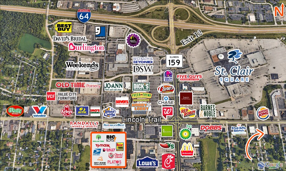 101-105 Frey Ln, Fairview Heights, IL à louer - Photo du bâtiment - Image 2 de 8