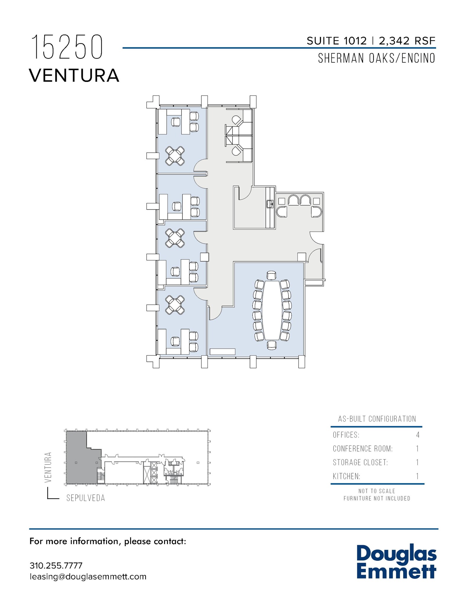 15250 Ventura Blvd, Sherman Oaks, CA à louer Plan d  tage- Image 1 de 1