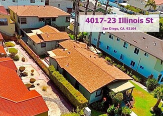 Plus de détails pour 4017-4023 Illinois St, San Diego, CA - Multi-résidentiel à vendre