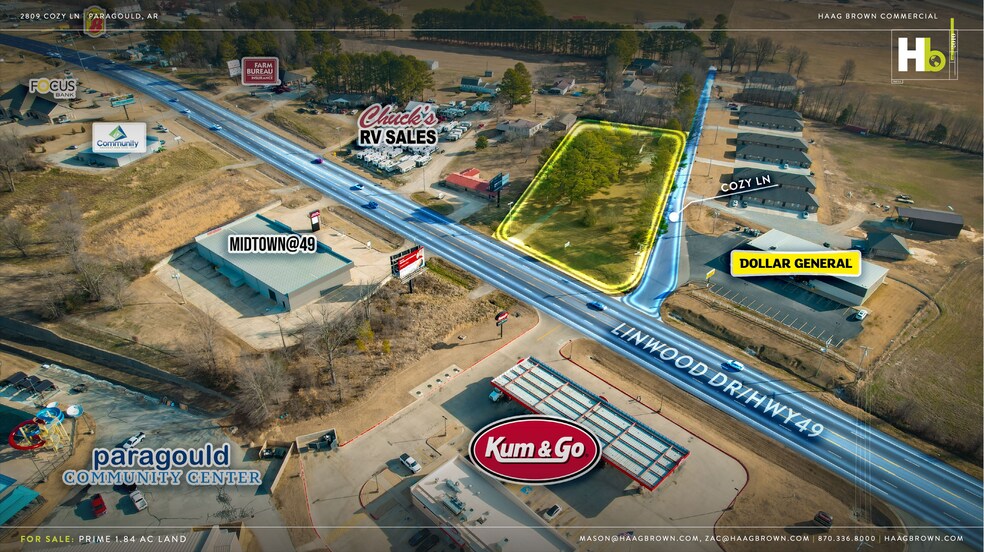 2809 Cozy Ln, Paragould, AR for sale - Building Photo - Image 2 of 4