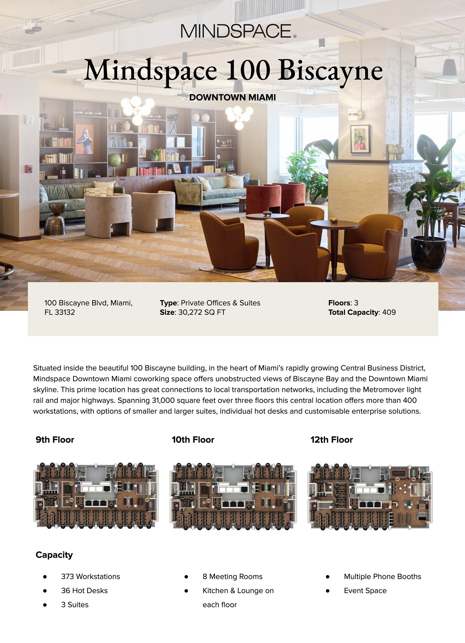 100 N Biscayne Blvd, Miami, FL for lease Site Plan- Image 1 of 1