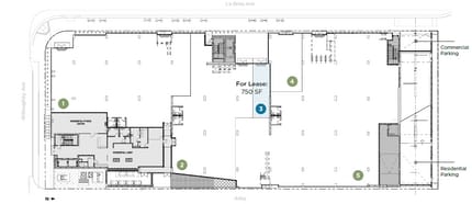 900 N La Brea Ave, West Hollywood, CA à louer Plan d’étage- Image 1 de 10