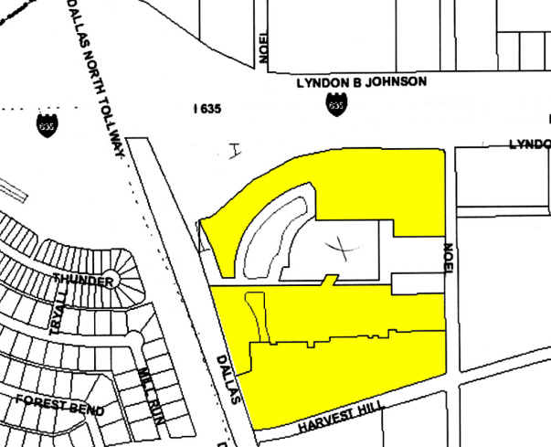 5420 Lyndon B Johnson Fwy, Dallas, TX à louer - Plan cadastral - Image 2 de 8