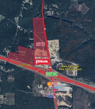 State Highway 129, Winfield, AL - AÉRIEN  Vue de la carte