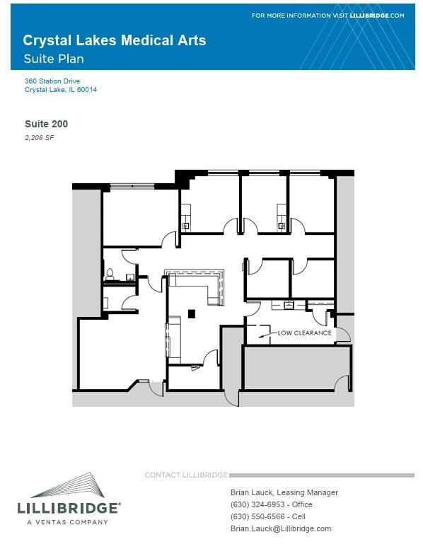 360 Station Dr, Crystal Lake, IL for lease Floor Plan- Image 1 of 1