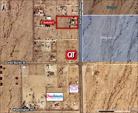 Sun Valley Parkway & Van Buren Street, Buckeye, AZ - AERIAL  map view - Image1