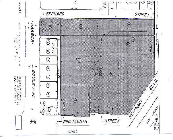 1901 Newport Blvd, Costa Mesa, CA à vendre - Plan cadastral - Image 2 de 25