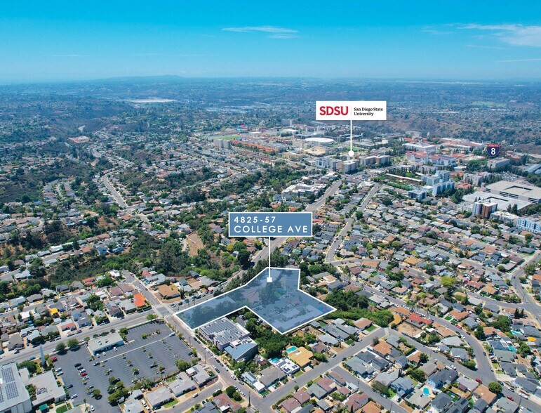 4825 College Ave, San Diego, CA à vendre - Aérien - Image 1 de 1