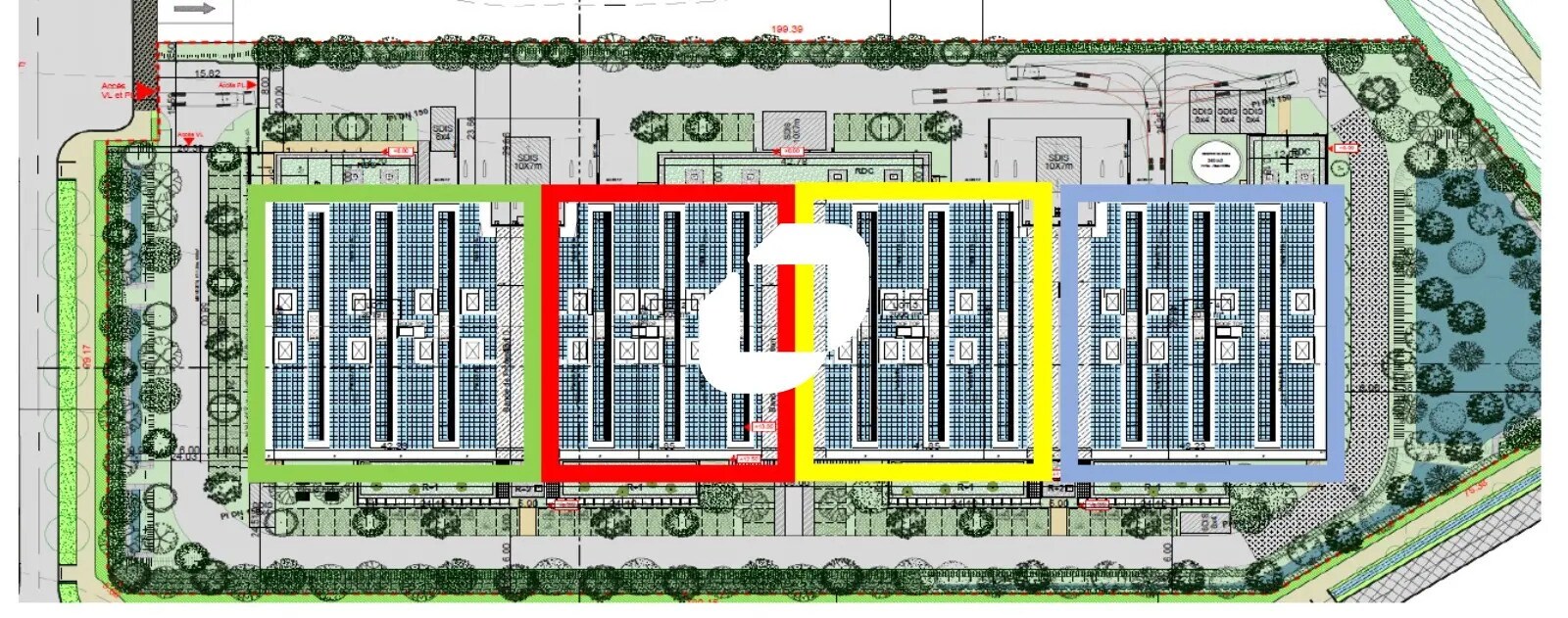 Industrial in Louvres for sale Site Plan- Image 1 of 2