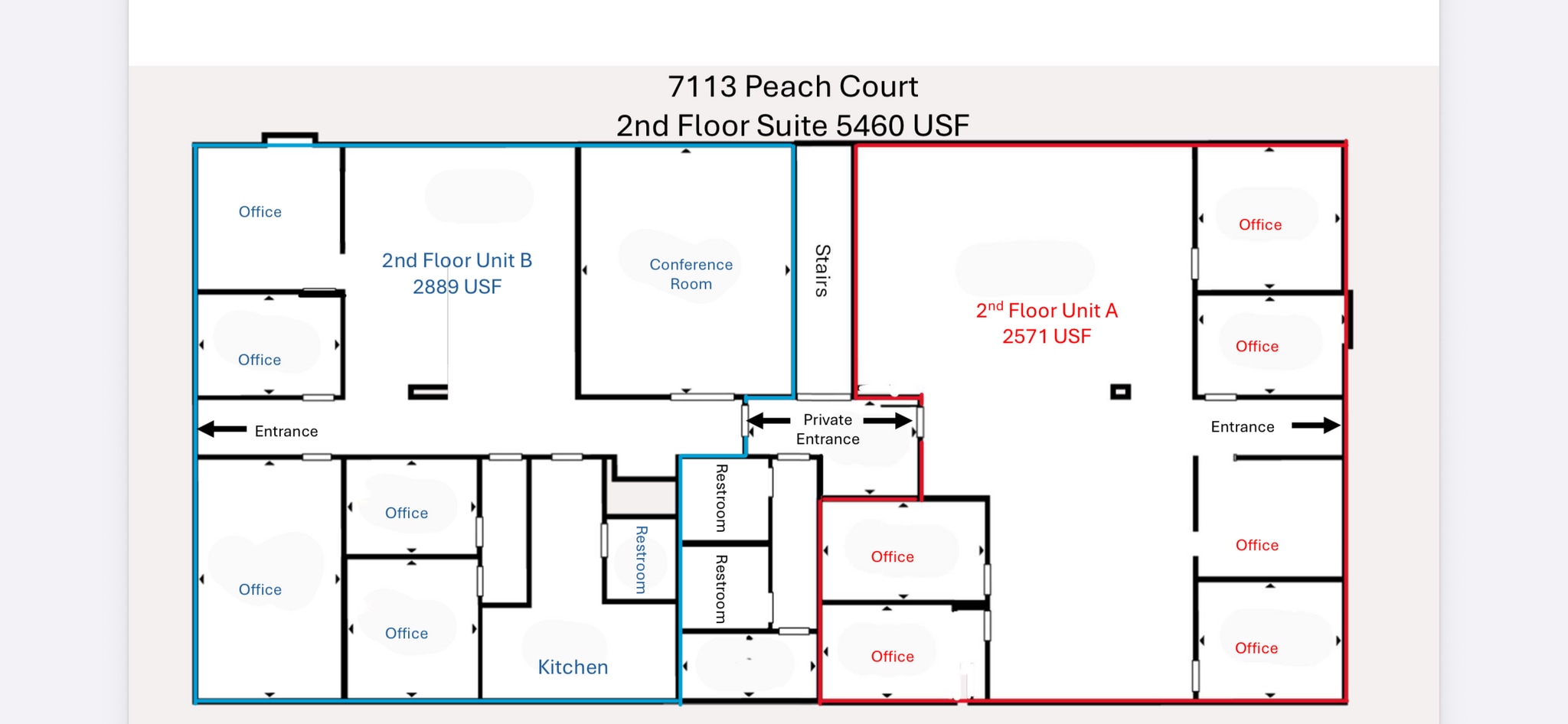 7113 Peach Ct, Brentwood, TN à louer Plan d’étage- Image 1 de 1
