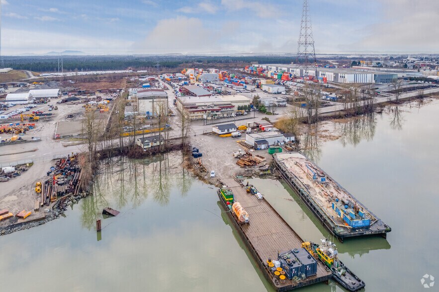 8760 River Rd, Delta, BC for lease - Aerial - Image 3 of 4