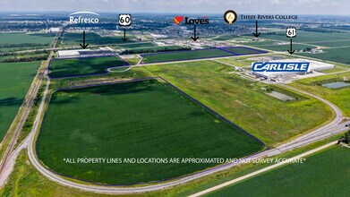 Hwy 61 & Armor Dr, Sikeston, MO - Aérien Vue de la carte