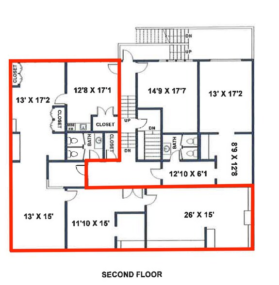 8818 W Sunset Blvd, West Hollywood, CA à louer - Plan d’étage - Image 2 de 2