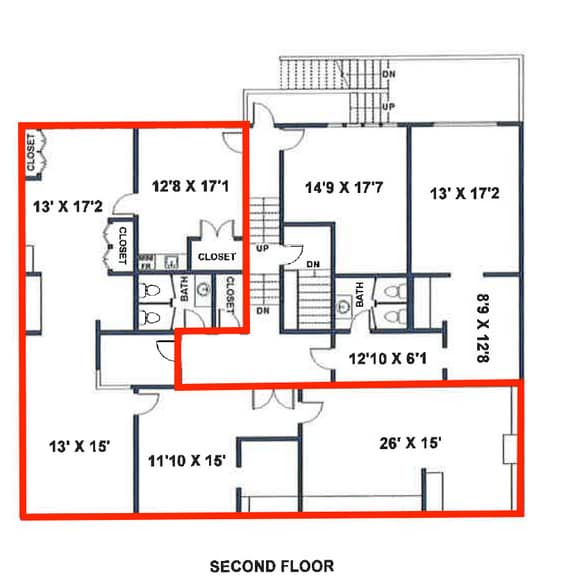 8818 W Sunset Blvd, West Hollywood, CA à louer - Plan d’étage - Image 2 de 2