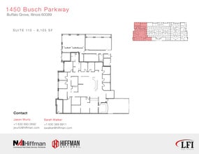 1450 Busch Pky, Buffalo Grove, IL à louer Plan d  tage- Image 1 de 2