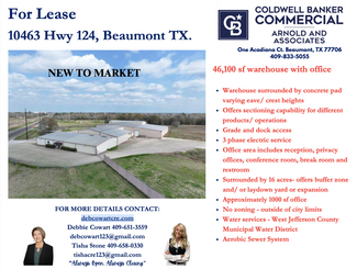 Plus de détails pour 10463 Highway 124, Beaumont, TX - Industriel/Logistique à louer