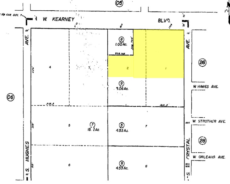 SWC Kearney Blvd and Crystal Ave, Fresno, CA à vendre - Plan cadastral - Image 2 de 2