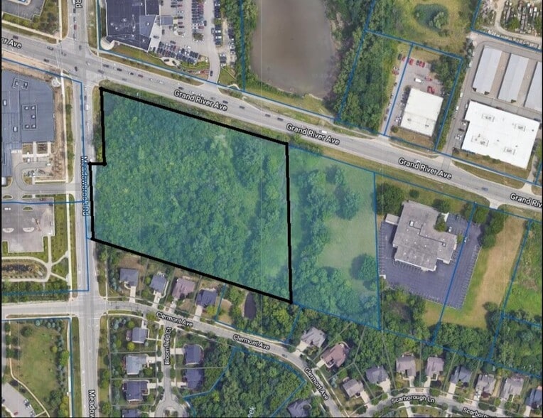 Grand River Ave, Novi, MI for sale - Aerial - Image 2 of 5