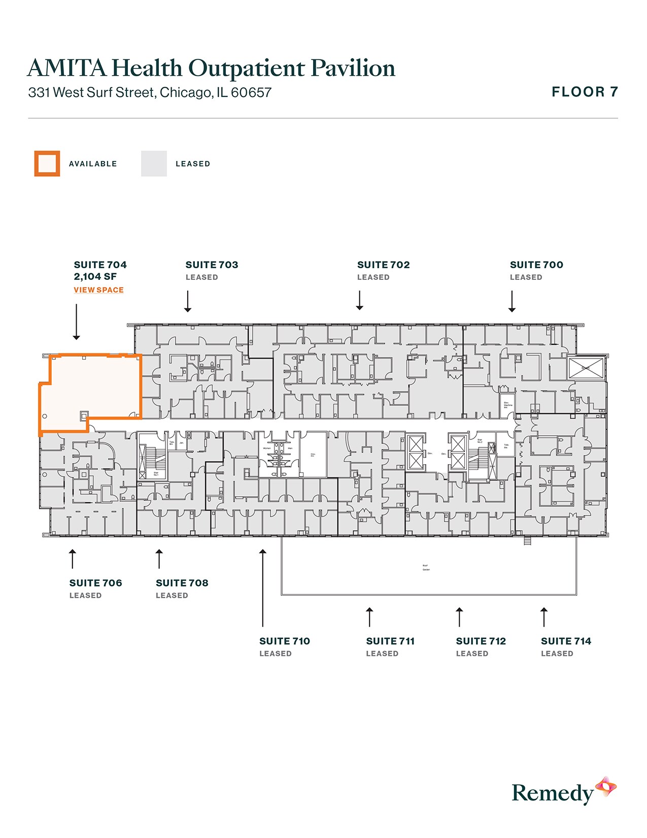 331 W Surf St, Chicago, IL à louer Plan d’étage- Image 1 de 3