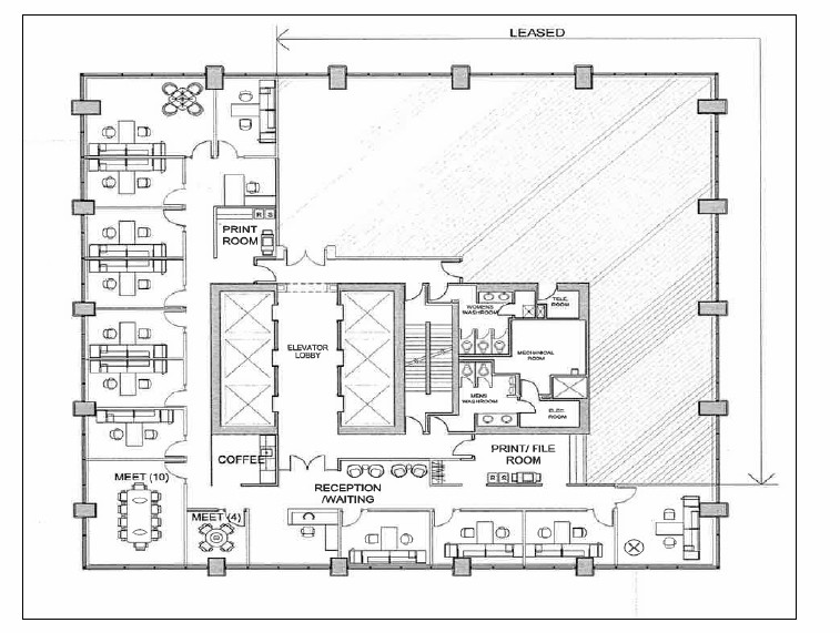 635 8th Ave SW, Calgary, AB à louer Plan d  tage- Image 1 de 1