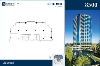 8000-8500 Normandale Lake Blvd, Bloomington, MN for lease Floor Plan- Image 1 of 2