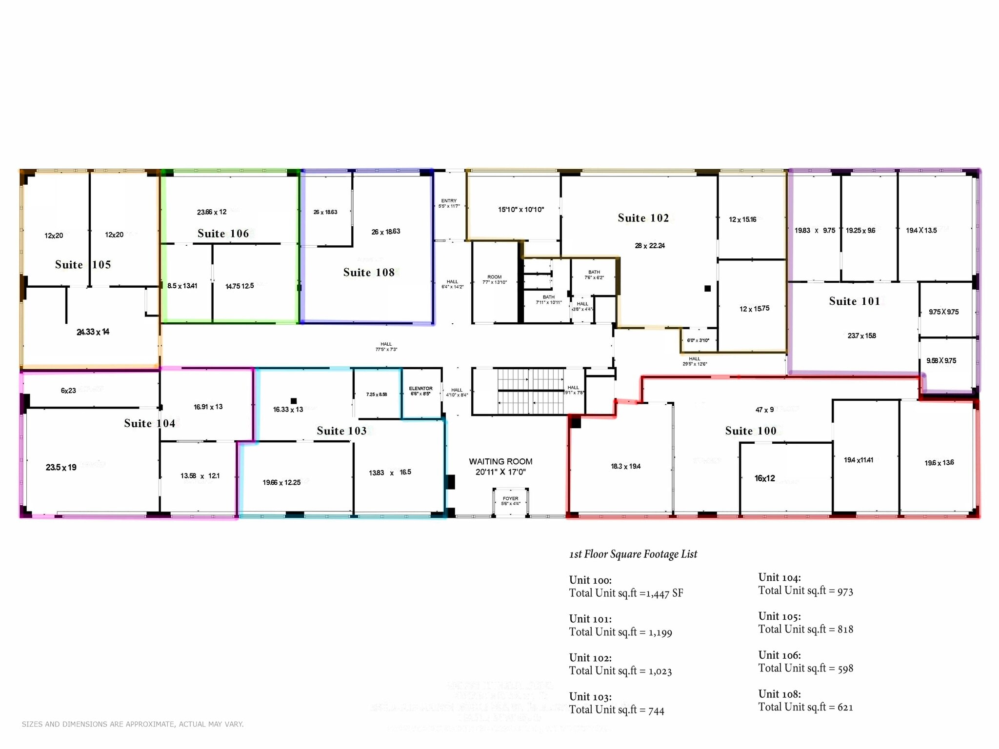 600 Russel Ct, Woodstock, IL à louer Plan d’étage- Image 1 de 1