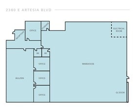 2380-2388 E Artesia Blvd, Long Beach, CA for lease Site Plan- Image 1 of 1