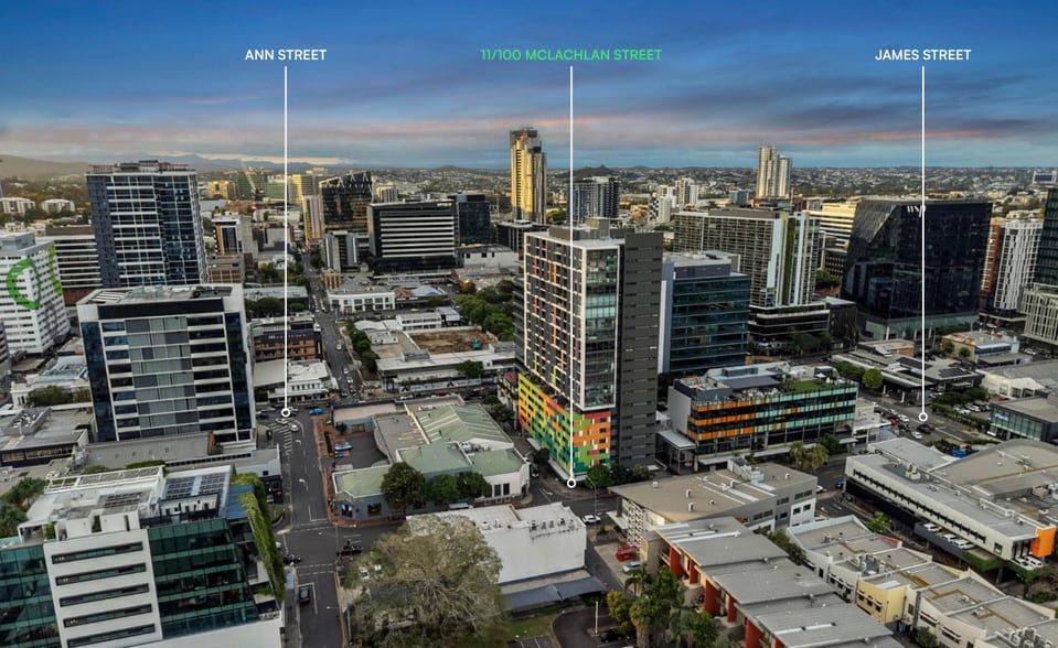 25 Connor St, Fortitude Valley for lease - Aerial - Image 3 of 3