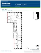 77 Bloor St W, Toronto, ON for lease Floor Plan- Image 1 of 1