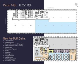 909 Third Ave, New York, NY à louer Plan d’étage- Image 1 de 1