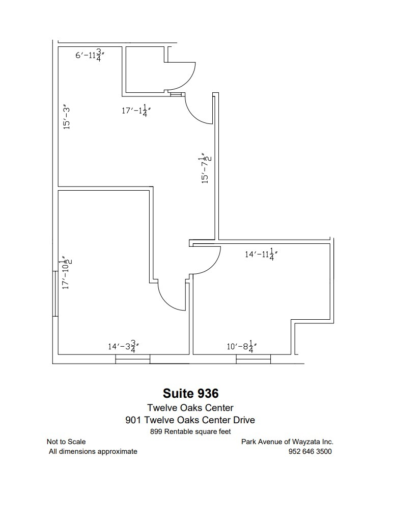 600 Twelve Oaks Center Dr, Wayzata, MN à louer Plan d  tage- Image 1 de 1